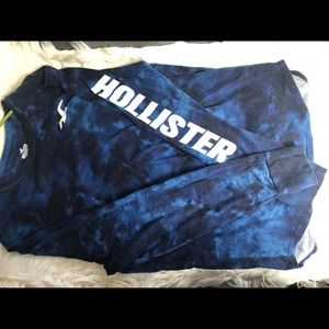Marble blue hollister shirt